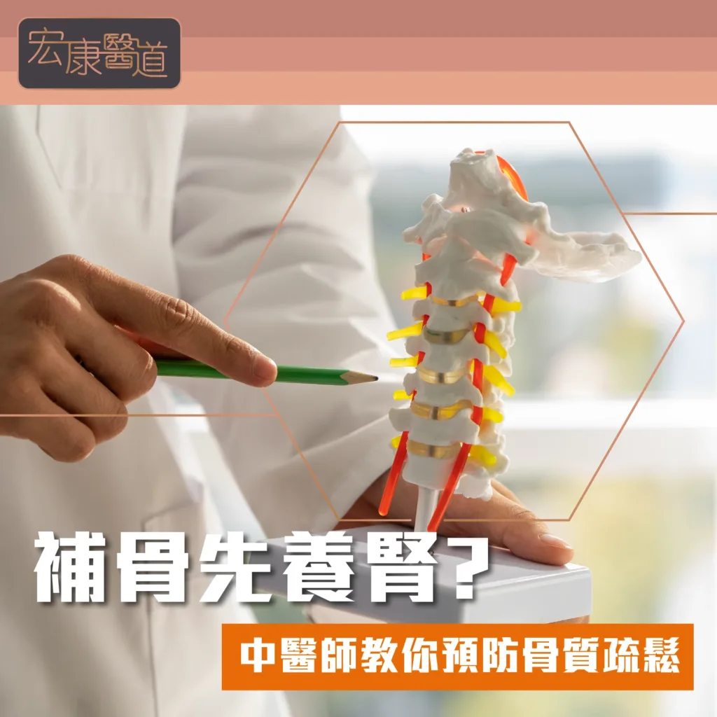 【補骨先養腎? 】中醫師教你預防骨質疏鬆
