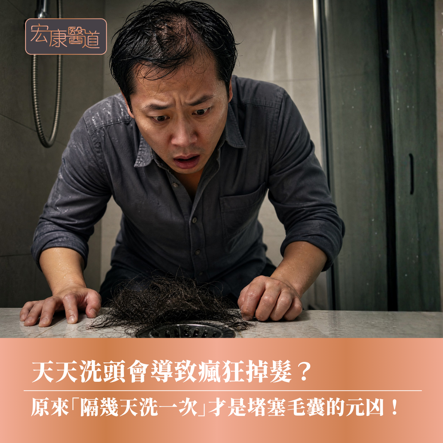 天天洗頭會導致瘋狂掉髮？ 原來「隔幾天洗一次」才是堵塞毛囊的元凶！