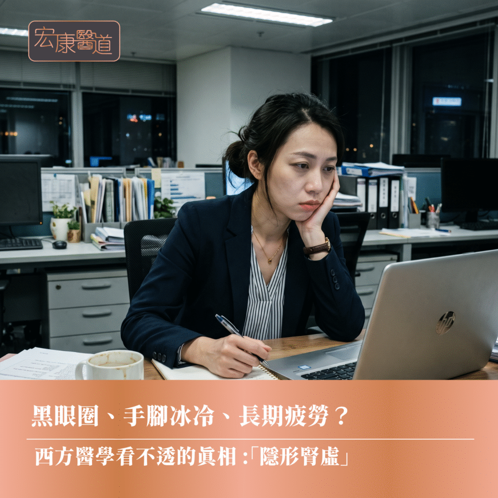 黑眼圈、手腳冰冷、長期疲勞？ 西方醫學看不透的真相 :「隱形腎虛」
