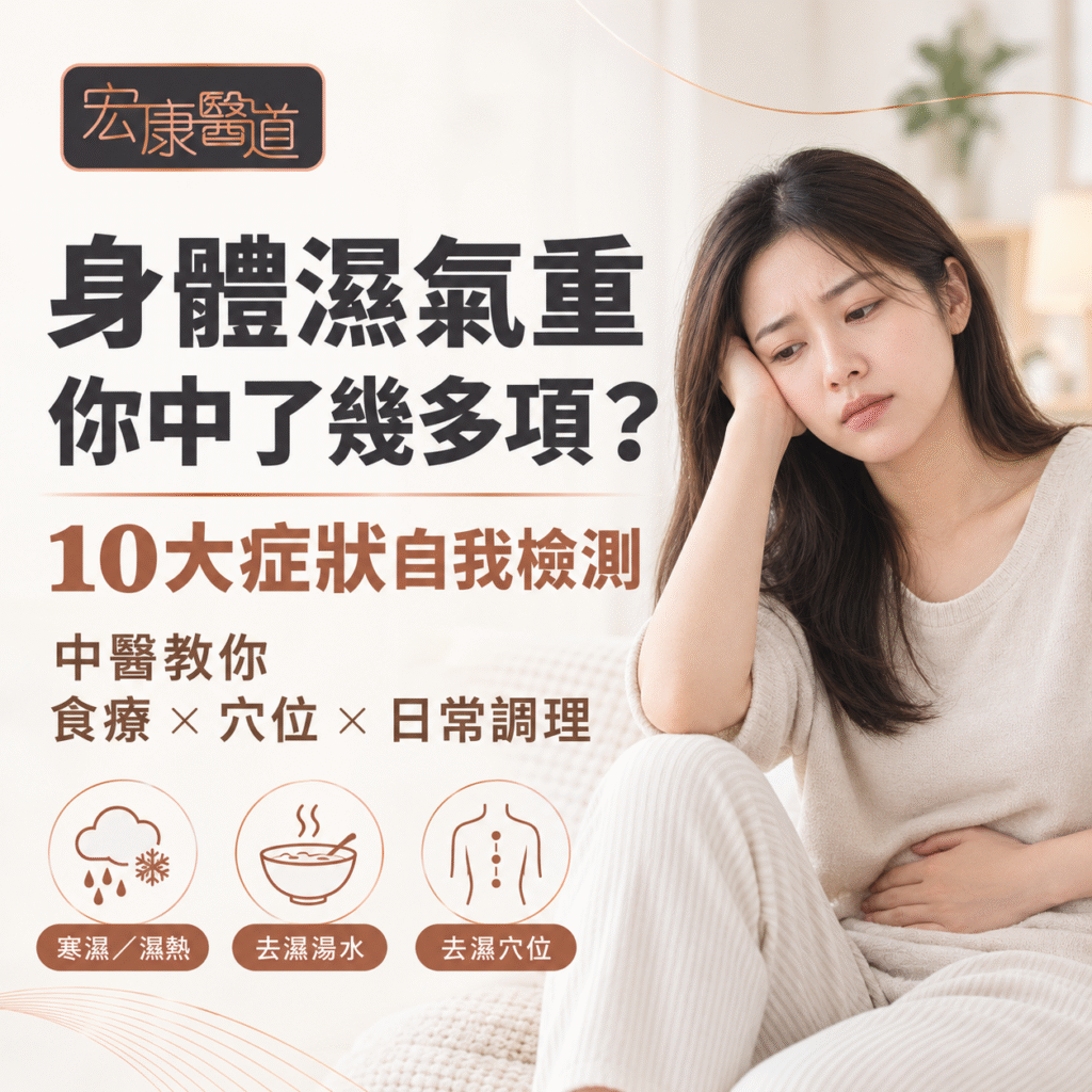 【去濕湯水推介】身體濕氣重10大症狀！中醫教你簡單去濕食療與穴位