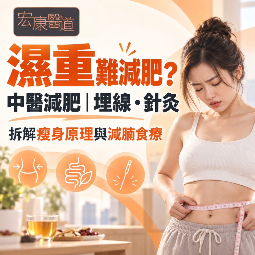 【中醫減肥】濕重難減肥？宏康醫道綜合中心拆解埋線/針灸瘦身原理與減腩食療